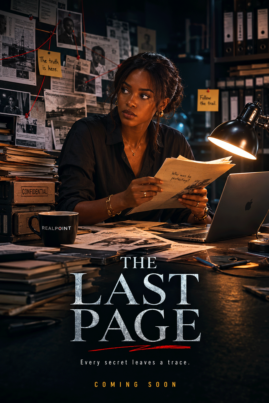 The Last Page, Curious concept poster